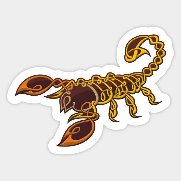 Celtic Knot Scorpion Sticker by sifis